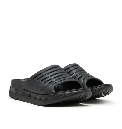 HOKA One One M ORA Recovery Slide 2 (Schwarz)