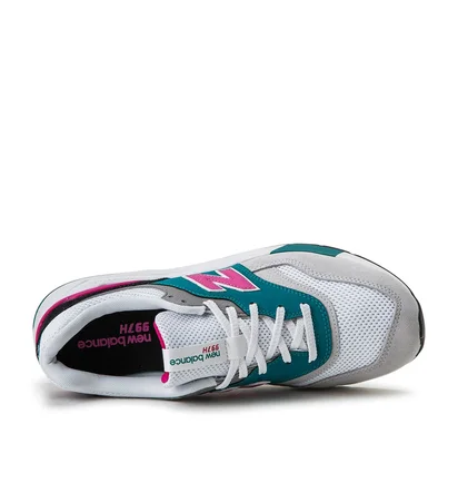 New Balance CM997 HZH (Grau / Türkis / Pink)