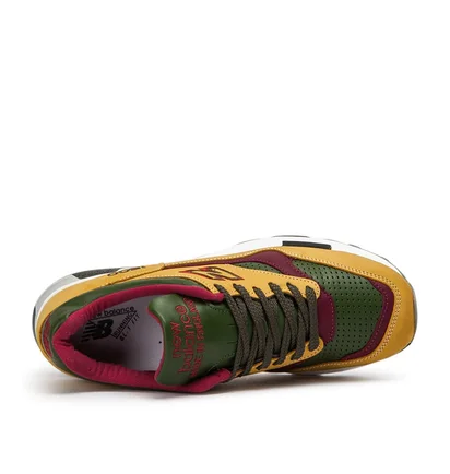 New Balance M 1500 TGB 'Made in England' (Ocker / Dunkelrot / Grün)