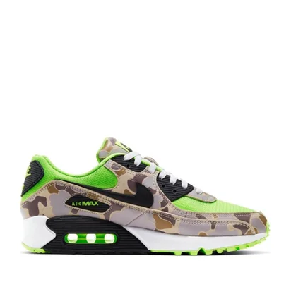 Nike Air Max 90 SP 'Volt Duck Camo' (Neon Grün / Beige)