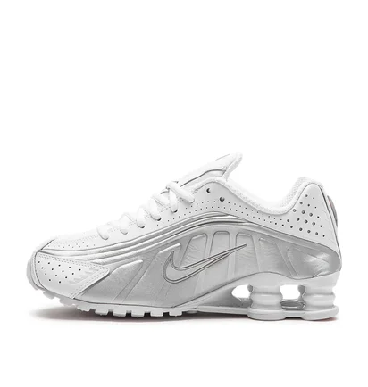 Nike WMNS Shox R4 (Weiß / Silber)