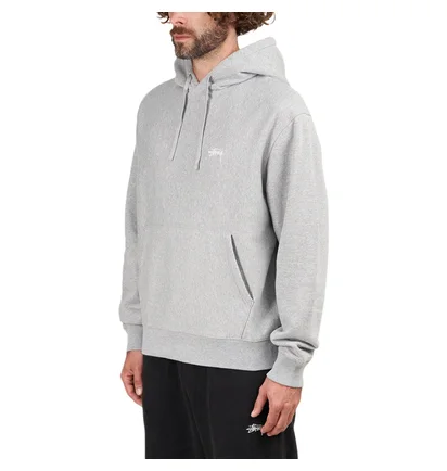 Stüssy Stock Logo Hood (Grau)