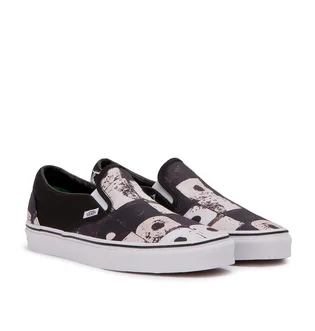 Vans x A Tribe Called Quest UA Classic Slip-On 'ATCQ' Track (Schwarz / Weiß)