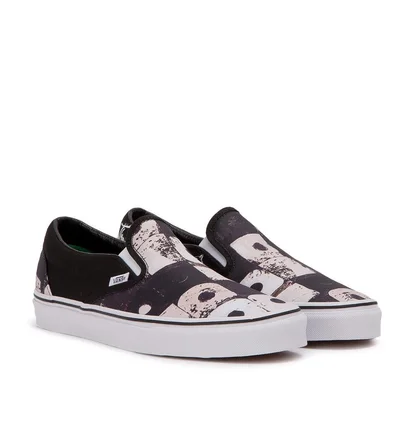 Vans x A Tribe Called Quest UA Classic Slip-On 'ATCQ' Track (Schwarz / Weiß)