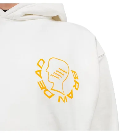 Brain Dead Folk Healing Hoodie (Weiß)