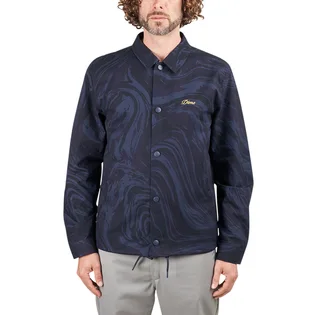 Dime Marble Coach Jacket (Navy)