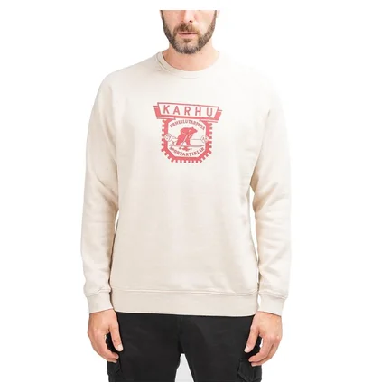 Karhu 1916 Logo Sweatshirt (Beige / Rot)
