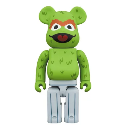 Medicom 1000% Oscar The Grouch Be@rbrick Toy