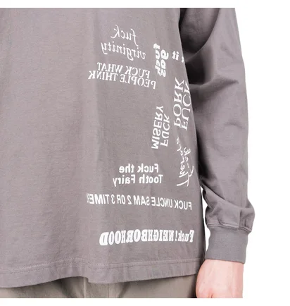Neighborhood Sick /C-Longsleeve (Grau)