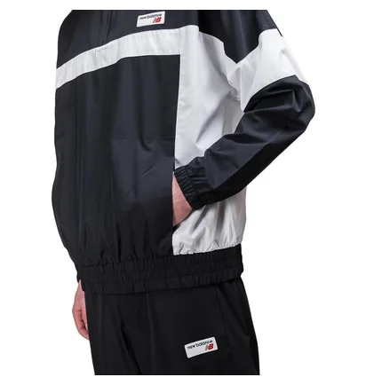 New Balance Athletics Windbreaker Pullover (Schwarz)