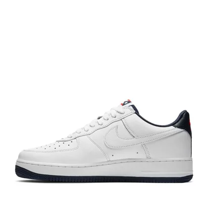 Nike Air Force 1 Low QS 'Puerto Rico' (Weiß / Navy / Rot)