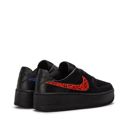 Nike WMNS Air Force 1 Sage Low Premium ''Black Leopard'' (Schwarz)