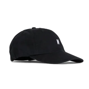 Norse Projects Light Twill Sports Cap (Schwarz)