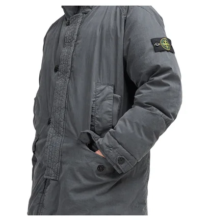 Stone Island Fili Resinata Down Jacket (Anthrazit)