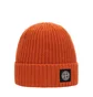 Stone Island Geelong Wool Patch Beanie (Orange)