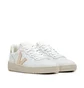 Veja WMNS Leather (Weiß / Gold)