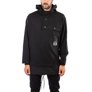 Y-3 Sashiko Layered Hoodie (Schwarz)