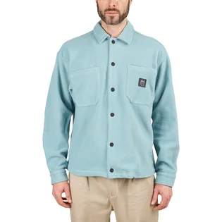 Brain Dead Polar Fleece Climber Shirt (Hellblau)