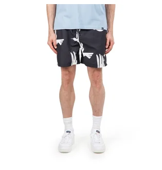 Parra Static Flight Swimshorts (Schwarz / Weiß)