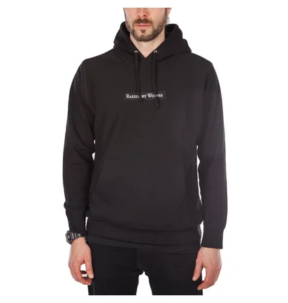 Raised by Wolves Box Logo Hoodie (Schwarz)