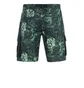 Stone Island Alligator Camo Cotton - Nylon Shorts (Grün)