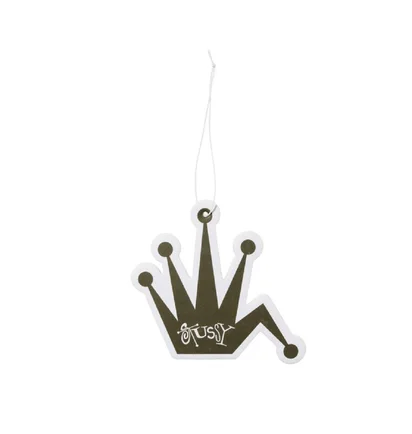 Stüssy Bent Crown Air Freshner (Schwarz)