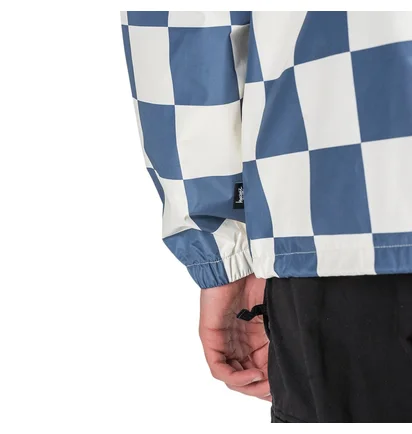 Stüssy Checker Coach Jacket (Blau / Weiß)