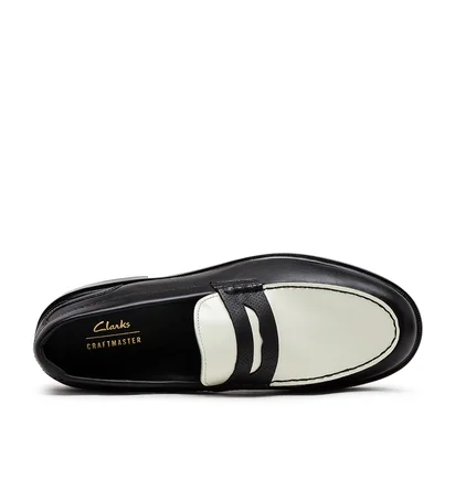 Clarks Originals CraftJames Lo (Schwarz / Weiss)