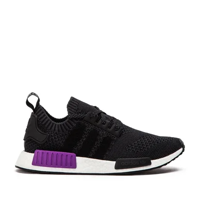 adidas NMD_R1 Primeknit (Schwarz / Lila)