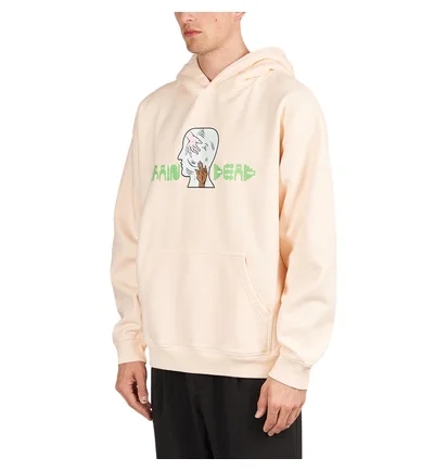 Brain Dead Handheld Hoodie (Creme)