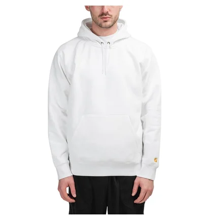 Carhartt WIP Hooded Chase Sweatshirt (Weiß)