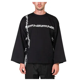 Flagstuff 'Big Line' L/S Tee (Schwarz)