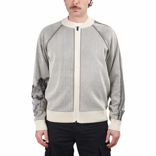 Y-3 GFX Knit Cardigan (Beige)