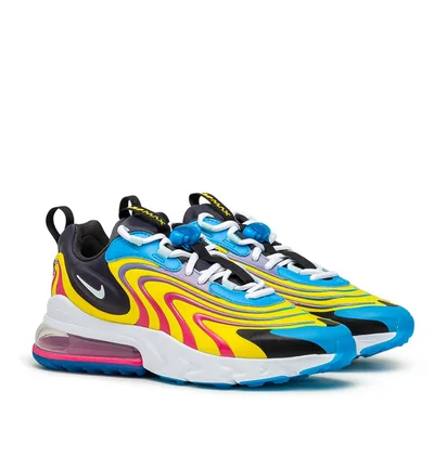 Nike Air Max 270 React ENG (Gelb / Blau / Pink)