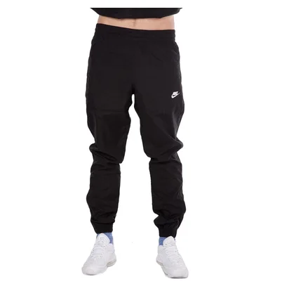 Nike NSW Swoosh Woven Pants (Schwarz / Weiß)