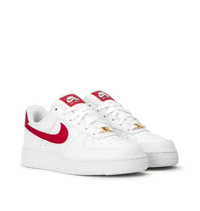 Nike WMNS Air Force 1 ´07 Low (Weiß / Rot)