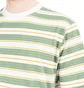Norse Projects Johannes Multi Stripe T-Shirt (Grün / Weiß)
