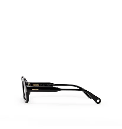 Brain Dead Newman Sunglasses (Schwarz / Lila)