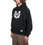 Neighborhood College Hooded Sweatshirt (Schwarz / Weiß)