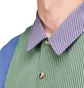 Brain Dead Paneled Stripe Poplin Shirt (Multi)