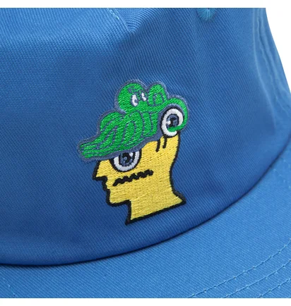 Brain Dead Overcast Kids 6 Panel Cap (Blau)
