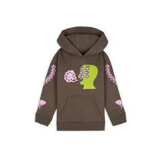 Brain Dead Eye See You Kids Hooded Sweatshirt (Oliv)