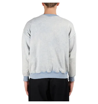 Fucking Awesome Little Stamp Snow Wash Crewneck (Blau)