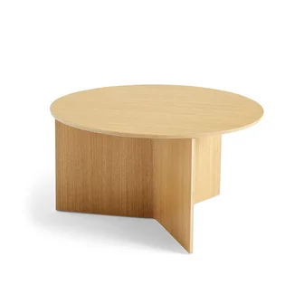 Hay Slit Table Wood Round XL (Braun)