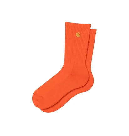 Carhartt WIP Chase Socks (Orange)