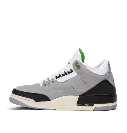 Air Jordan 3 Retro ''Chlorophyll'' (Grau)