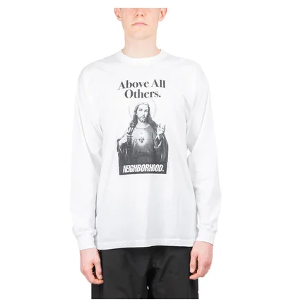 Neighborhood Pick Your King /C-Longsleeve (Weiß)