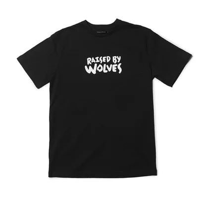 Raised by Wolves Tag Logo T-Shirt (Schwarz)