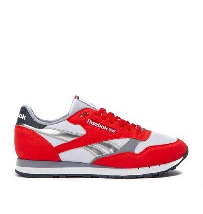Reebok Classic Leather (Rot / Silber)