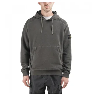 Stone Island Dust Colour Treatment Hoodie (Anthrazit)